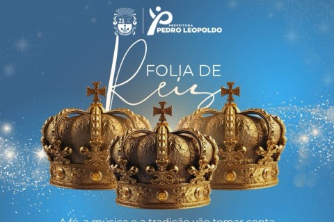 Folia de Reis reúne grupos tradicionais em apresentação na Praça da Prefeitura em Pedro Leopoldo