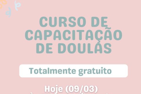Pedro Leopoldo terá curso gratuito de capacitação para doulas; saiba como se inscrever