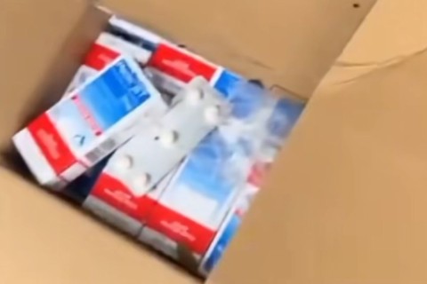 Caixas de remédios são encontradas descartadas de forma irregular em estrada entre Ribeirão das Neves e Pedro Leopoldo