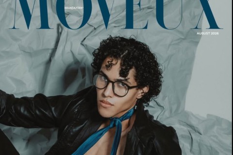 Modelo de Pedro Leopoldo estampa capa de revista de moda de Paris