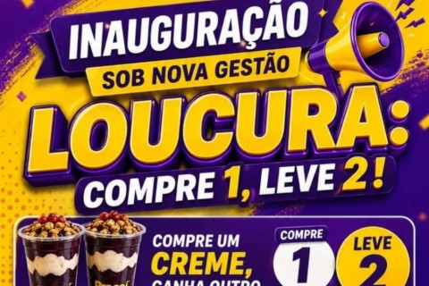 Praçaí reinaugura unidade sob nova gestão com promoção “compre 1, leve 2”