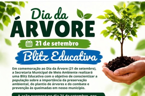 Confins realiza Blitz Educativa no Dia da Árvore