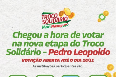 Mart Minas lança votação do Troco Solidário em Pedro Leopoldo