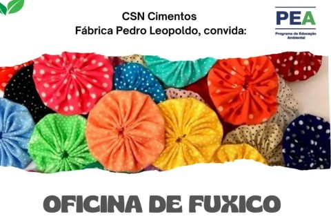 Oficina de fuxico ocorre nesta quinta-feira (19) em Lagoa de Santo Antônio