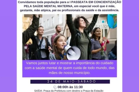 I Passeata em Conscientização pela Saúde Mental Materna