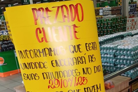 Bretas Encerra atividades em Pedro Leopoldo e Matozinhos; Unidades serão transformadas em Supermercado BH