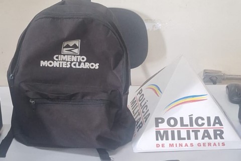 Após ser filmado em assalto, bandido é preso pela PM com arma branca em Pedro Leopoldo