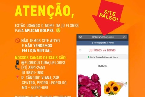 Empresa de Pedro Leopoldo pede ajuda para denunciar site falso que usa seu nome