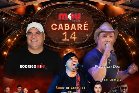 Cabaré 14 do Mou & Banda será realizado na AABB de Pedro Leopoldo