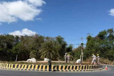 Trevo da Precon, em Pedro Leopoldo, recebe iluminação após série de acidentes