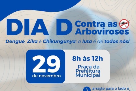 Pedro Leopoldo promove Dia D contra arboviroses neste sábado (29)