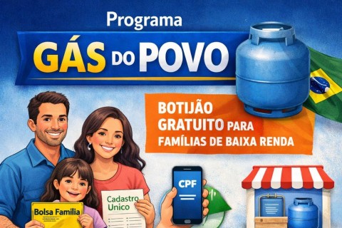 Programa “Gás do Povo”: moradores de Pedro Leopoldo podem consultar benefício e retirar botijão em pontos credenciados