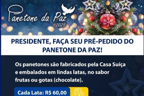 Rotary lança mais uma edição da campanha “Panetones da Paz” em 2025