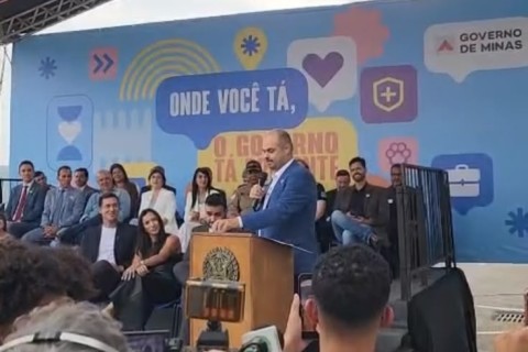 Governador anuncia Escola Tiradentes em Pedro Leopoldo durante evento “Governo Presente” em Sete Lagoas